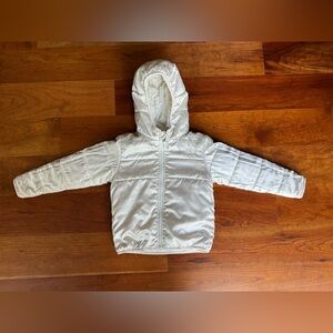 THE NORTH FACE REVERSIBLE MOSSBUD SWIRL FULL-ZIP HOODED INSULATED JACKET